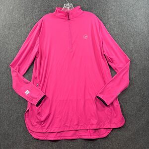 Veil Spark Tunic Women's Extra Large Hot Pink ¼ Zip Pullover Stretch Athletic